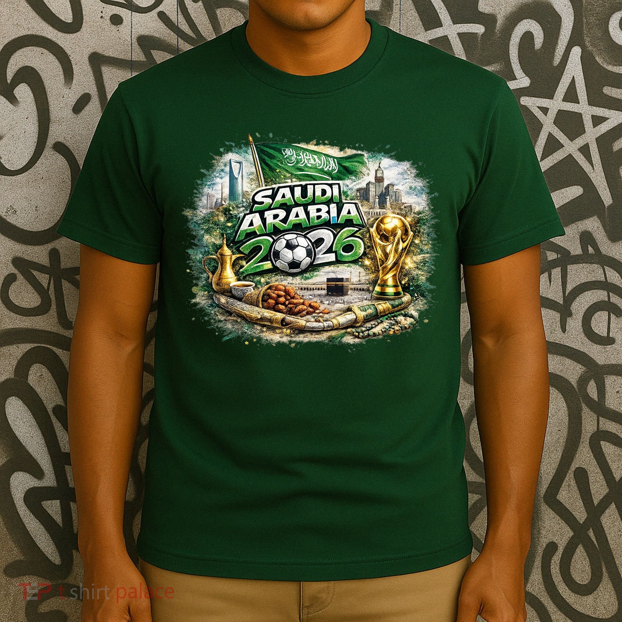 SAUDI ARABIA North America Soccer Tournament 2026 T-Shirt