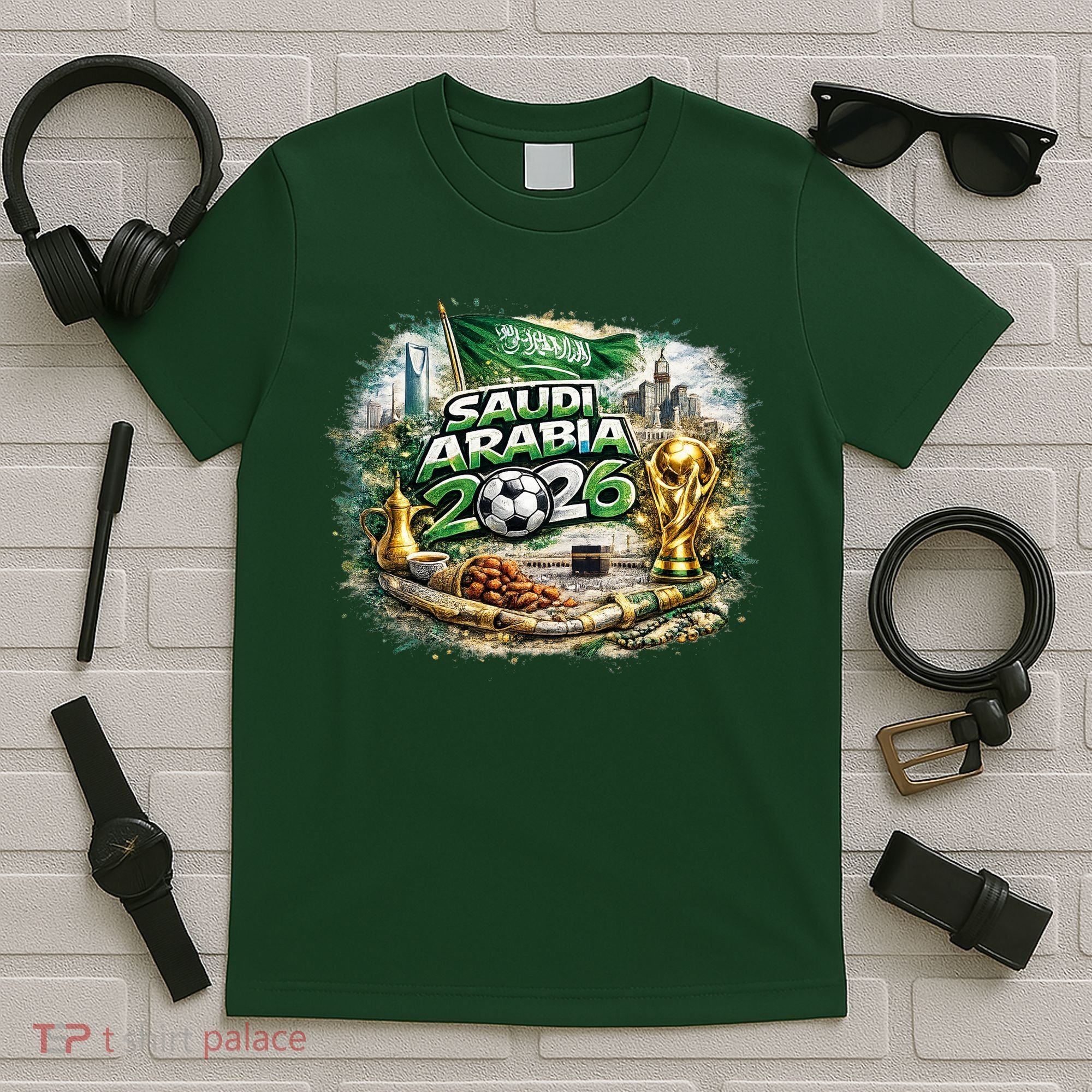SAUDI ARABIA North America Soccer Tournament 2026 T-Shirt