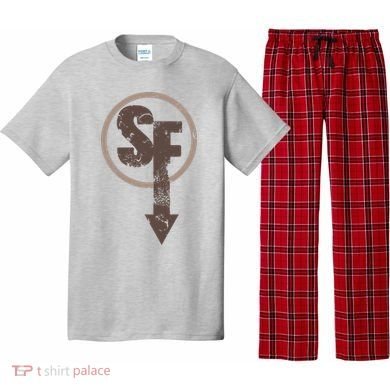 Sanity's Fall Larry Logo Pajama Set