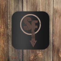 Sanity's Fall Larry Logo Coaster thumb 0