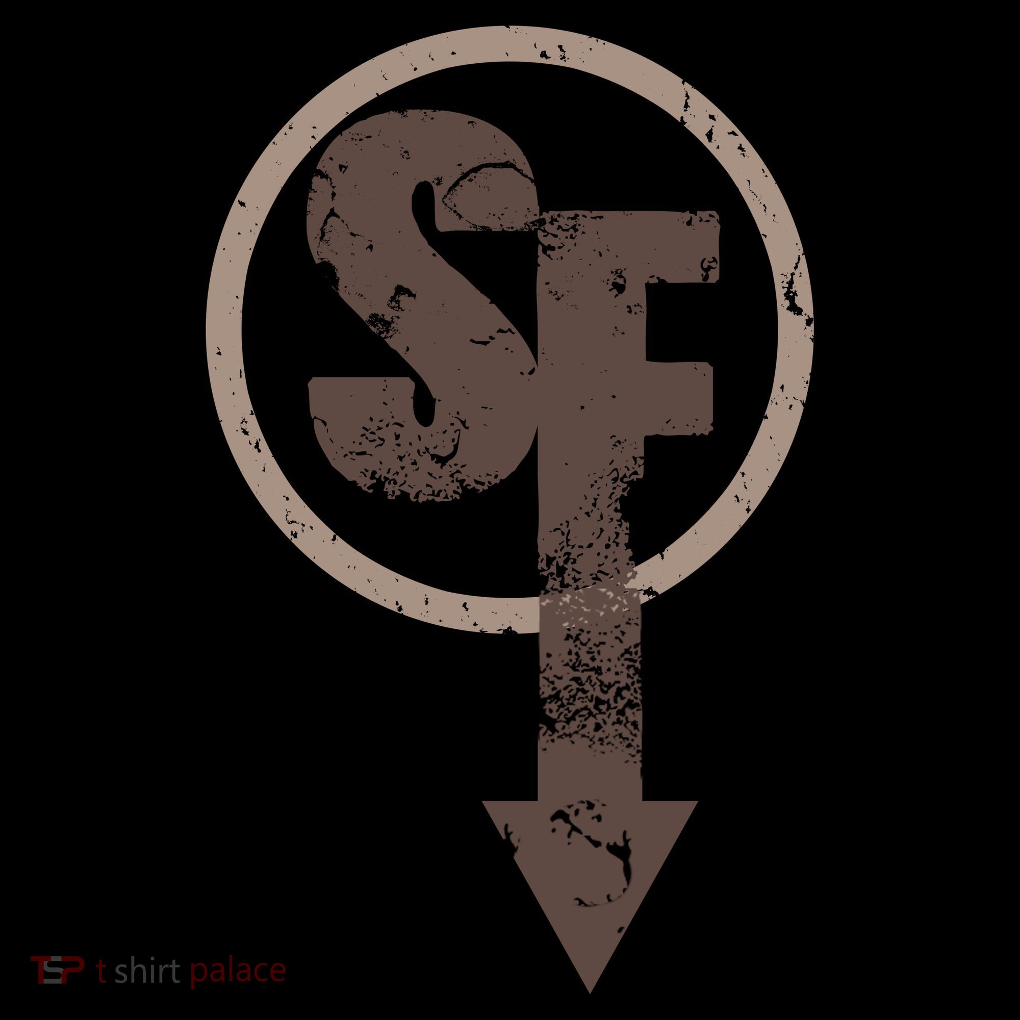 Sanity's Fall Larry Logo Coaster