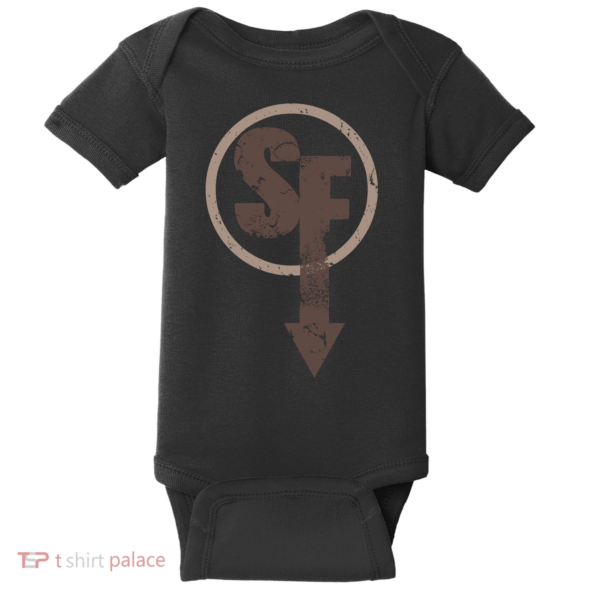 Sanity's Fall Larry Logo Baby Bodysuit