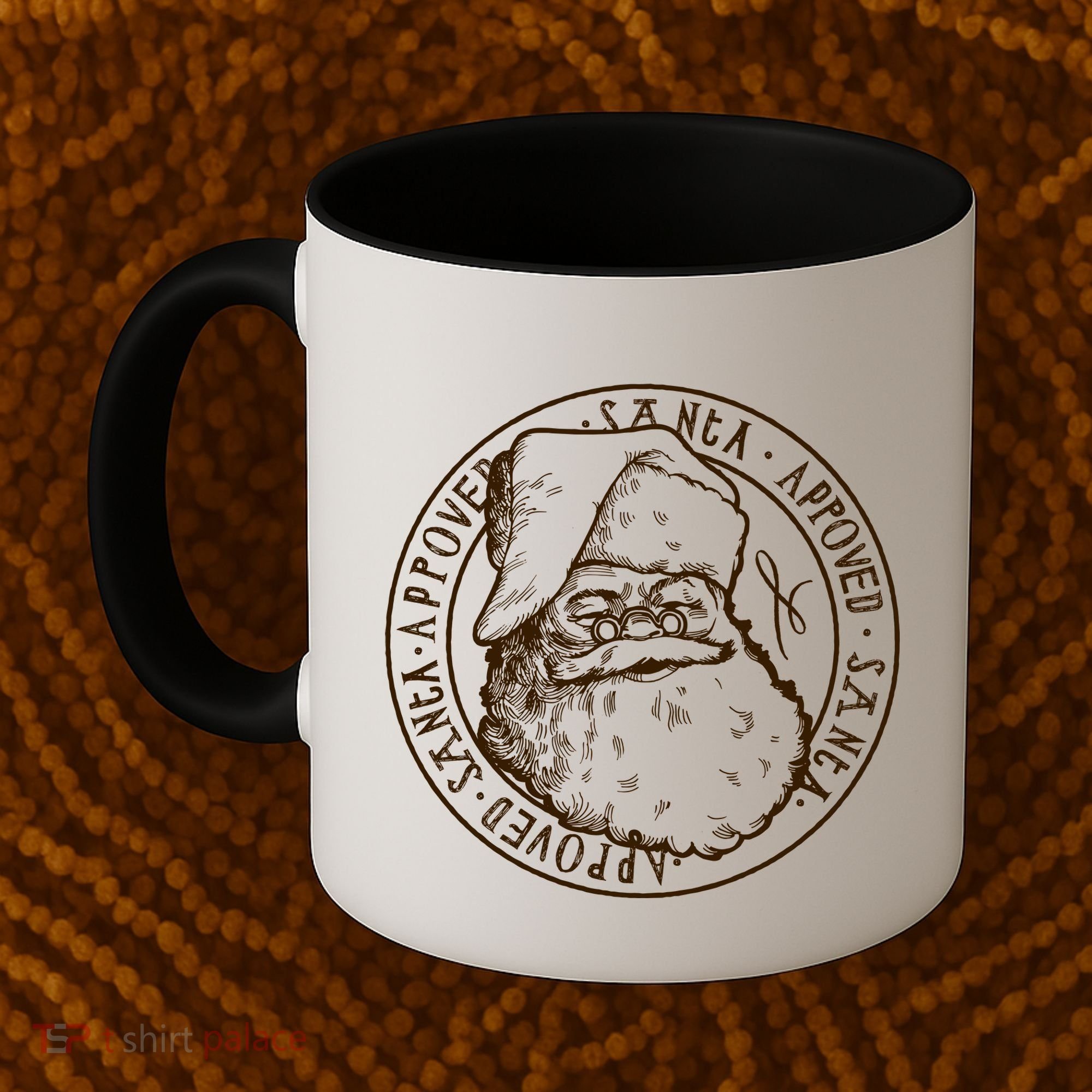Santa Approved Stamp Coffee Mug