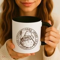 Santa Approved Stamp Coffee Mug thumb 3