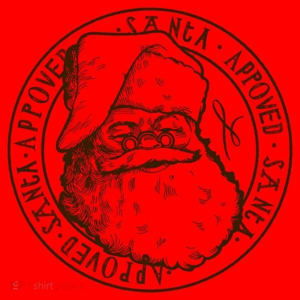 Santa Approved Stamp Hoodie