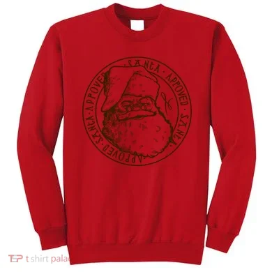 Santa Approved Stamp Sweatshirt