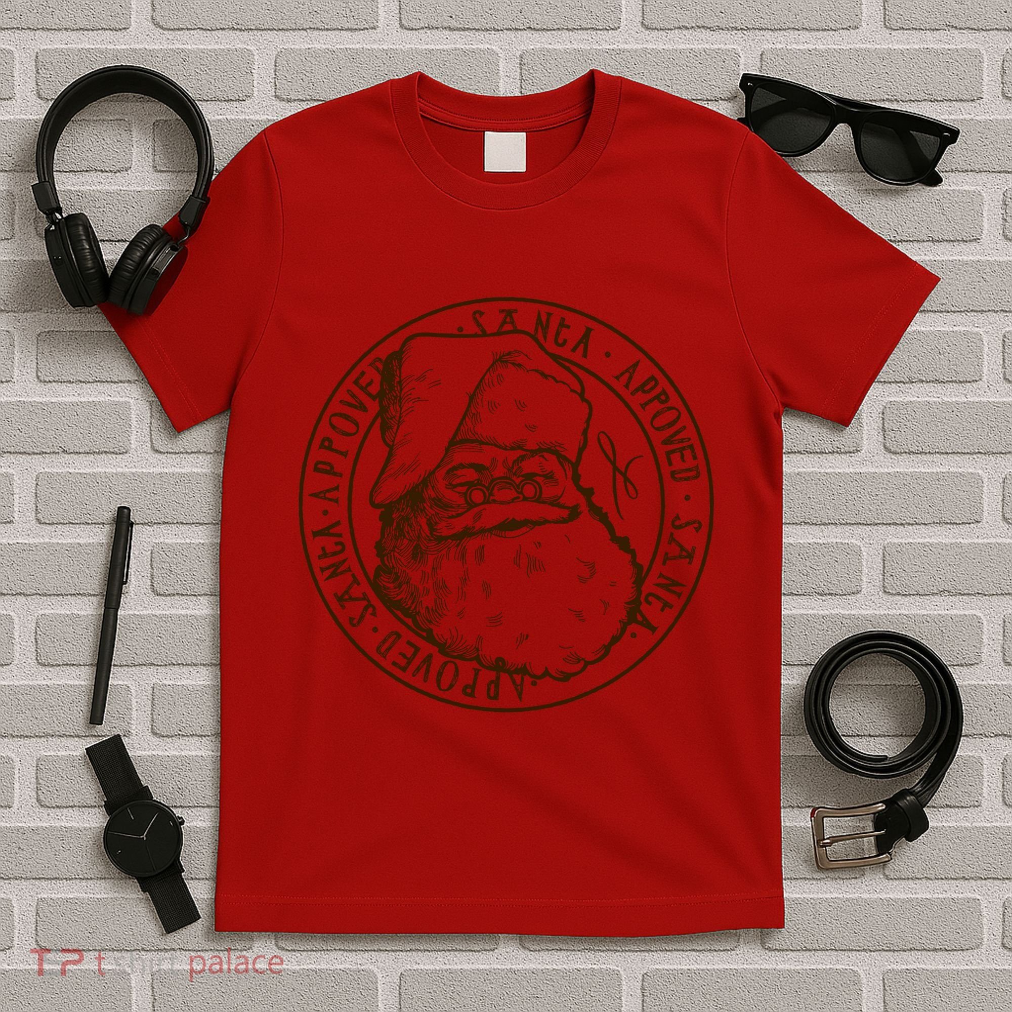 Santa Approved Stamp T-Shirt