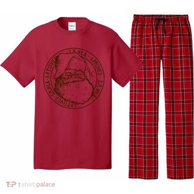 Santa Approved Stamp Pajama Set