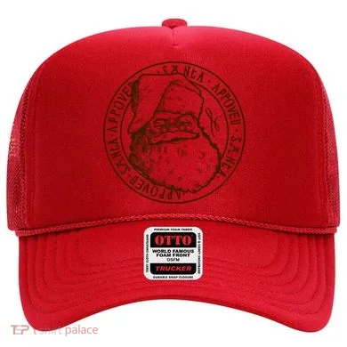 Santa Approved Stamp Hat