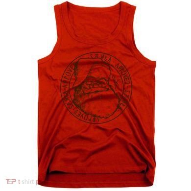 Santa Approved Stamp Tank Top