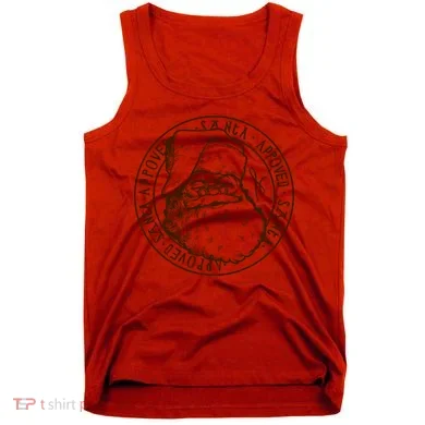 Santa Approved Stamp Tank Top