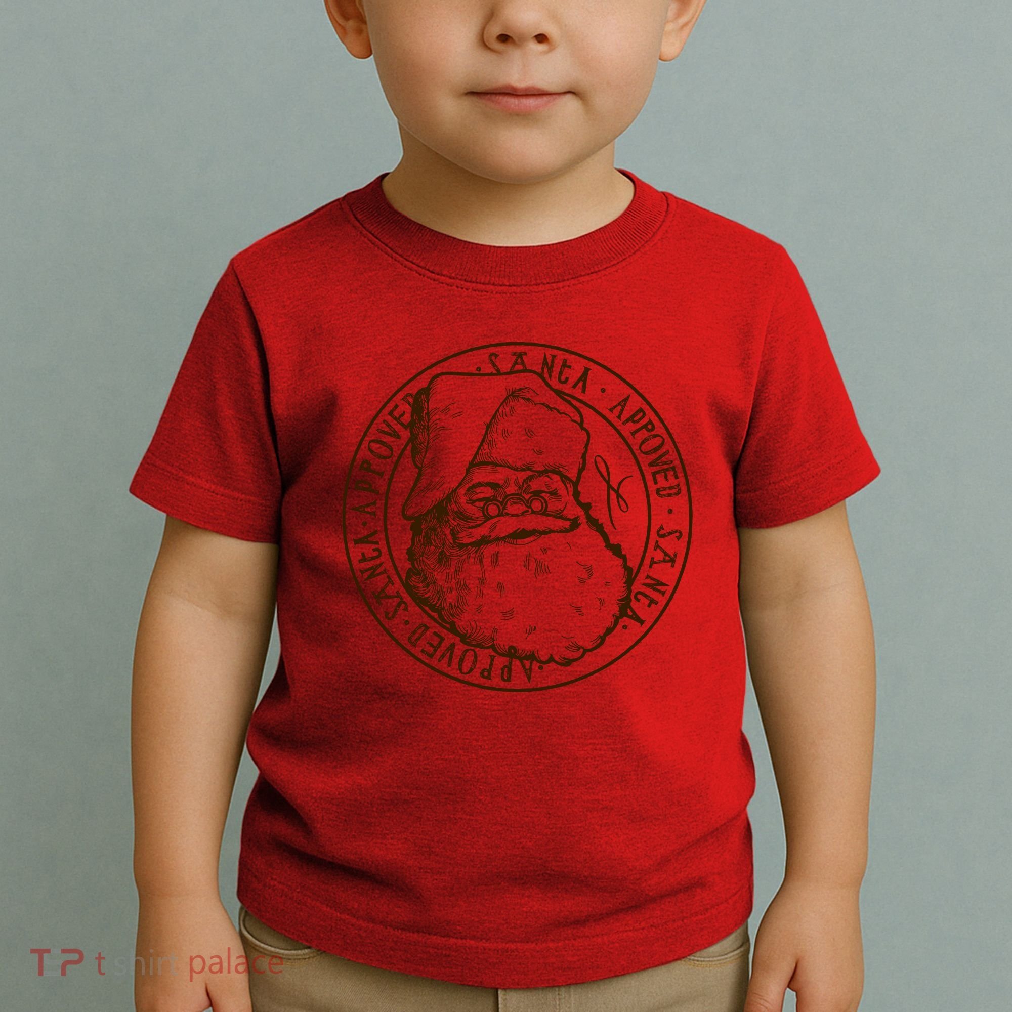 Santa Approved Stamp Toddler T-Shirt