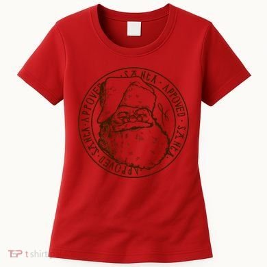 Santa Approved Stamp Women's T-Shirt