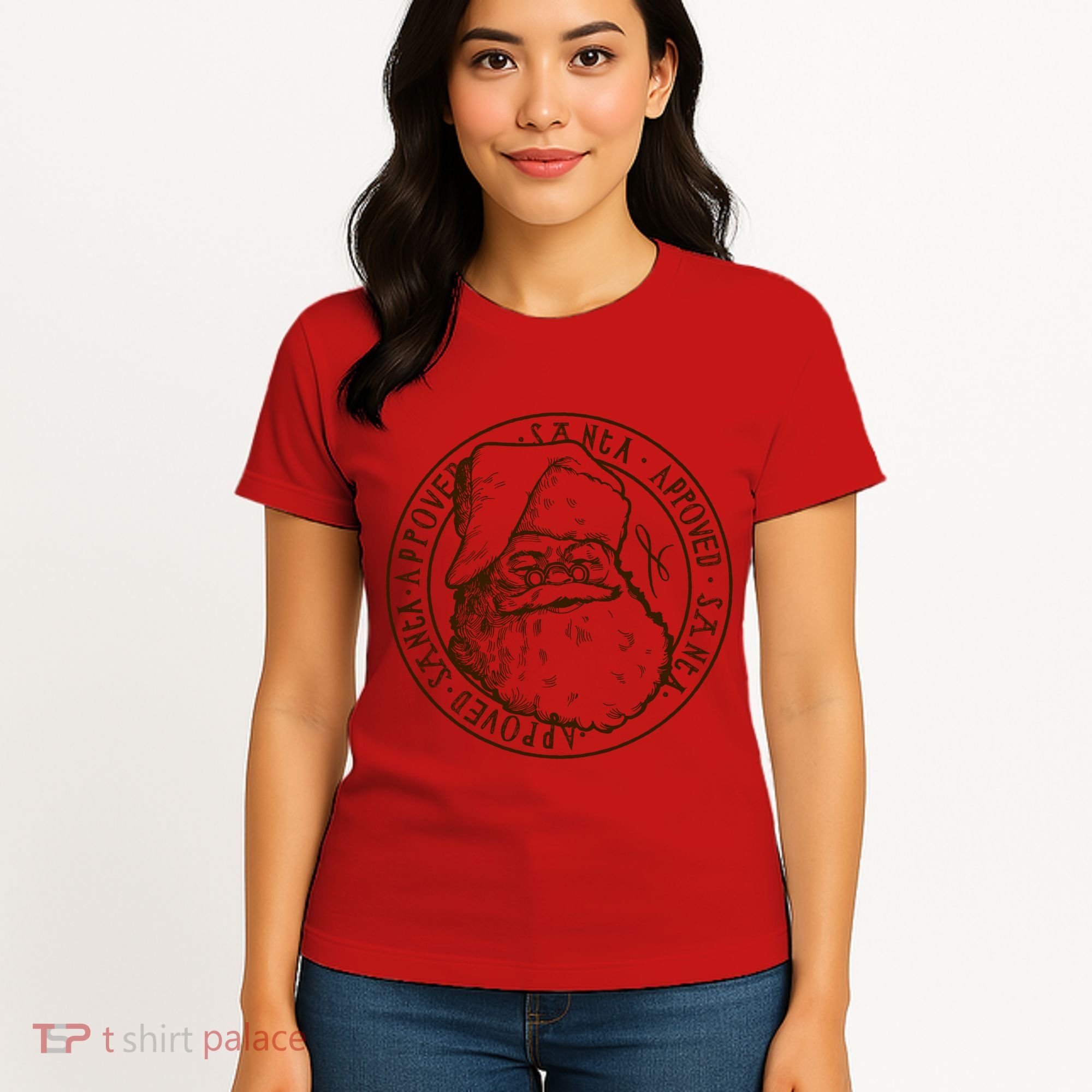 Santa Approved Stamp Women's T-Shirt
