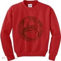 Santa Approved Stamp Kids Sweatshirt thumb 0