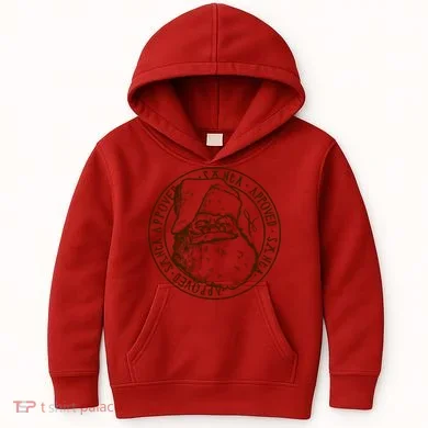 Santa Approved Stamp Kids Hoodie
