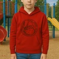 Santa Approved Stamp Kids Hoodie thumb 2