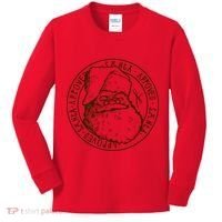 Santa Approved Stamp Kids Long Sleeve Shirt thumb 0