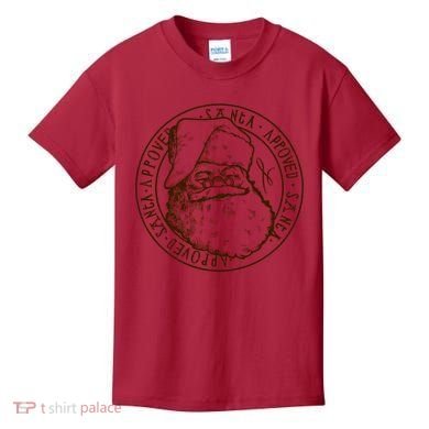 Santa Approved Stamp Kids T-Shirt