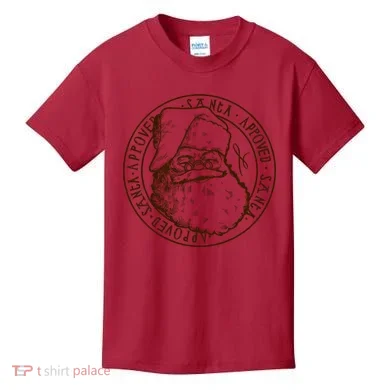 Santa Approved Stamp Kids T-Shirt