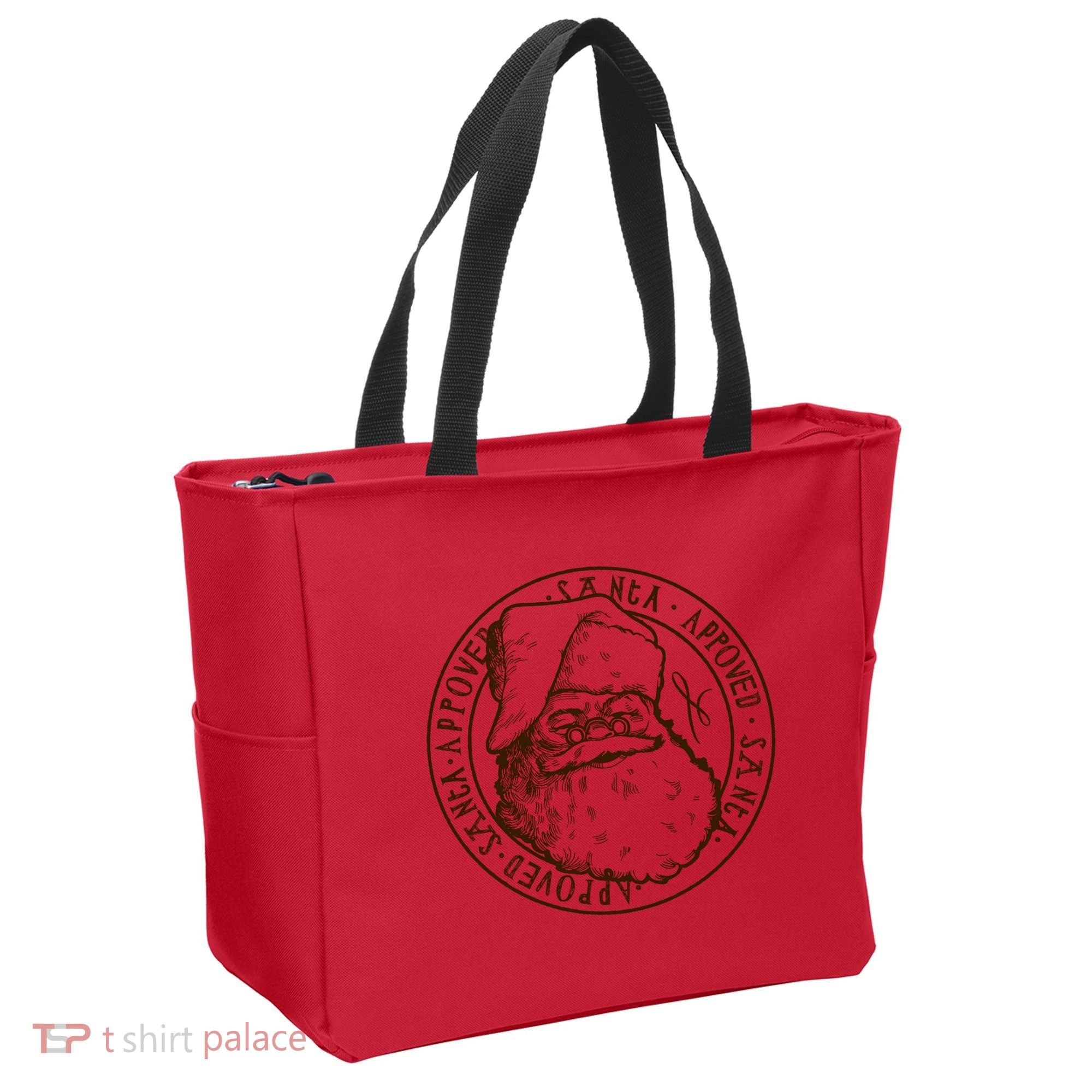 Santa Approved Stamp Tote Bag