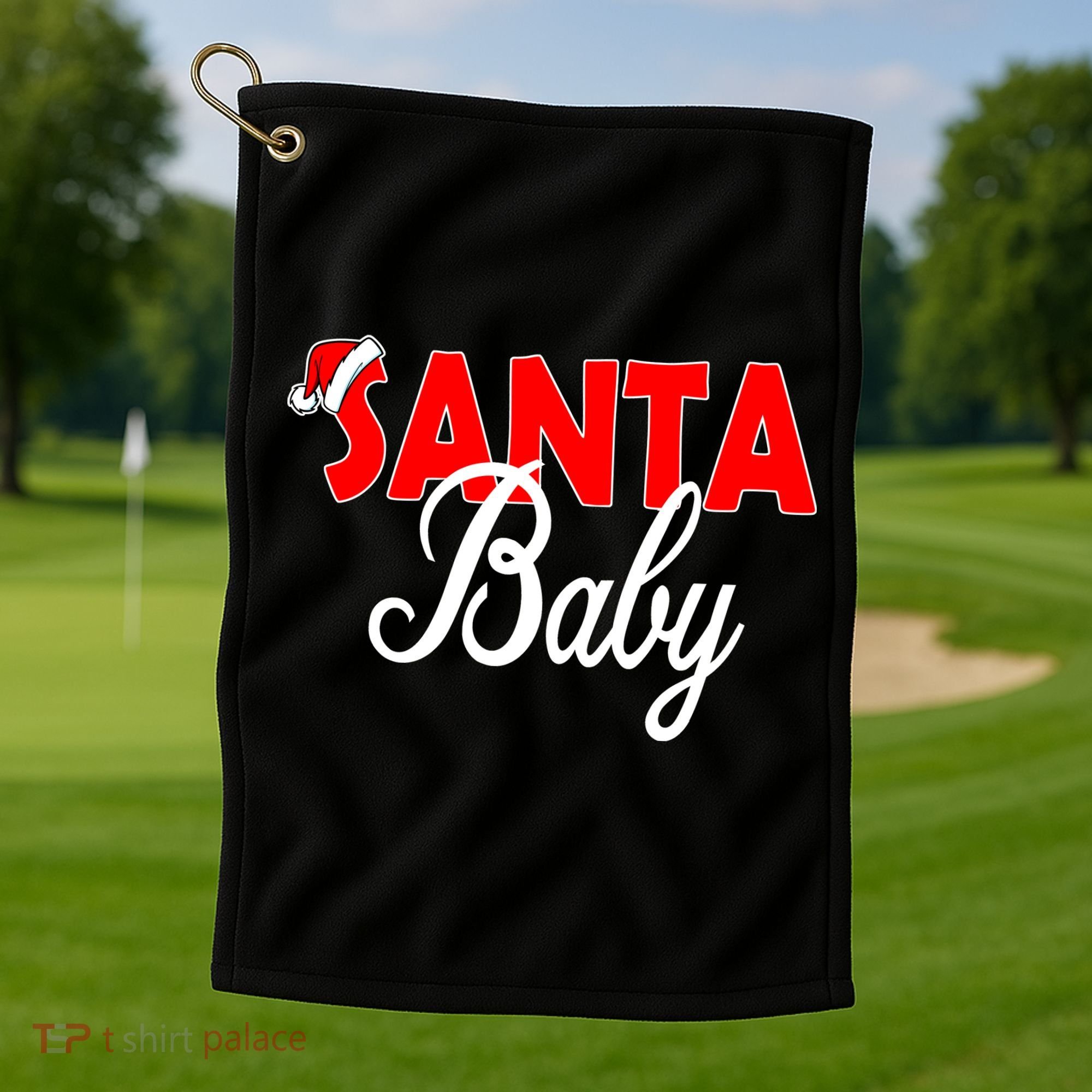 Santa Baby Golf Towel