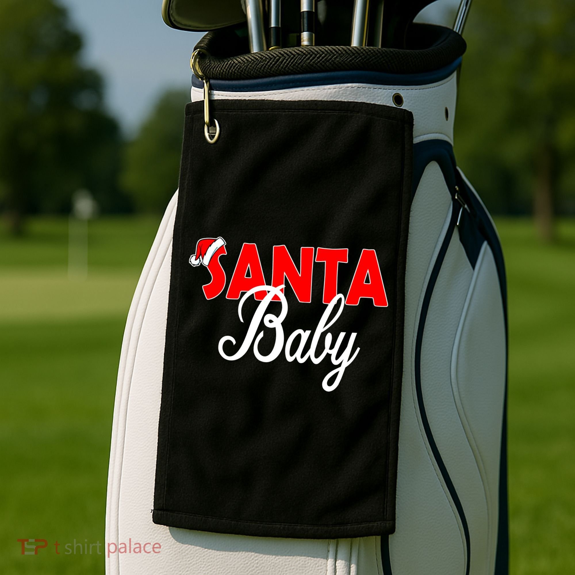Santa Baby Golf Towel