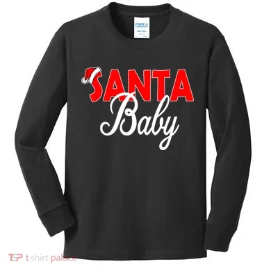 Santa Baby Kids Long Sleeve Shirt