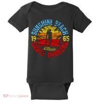Santa Barbara California Baby Bodysuit thumb 0