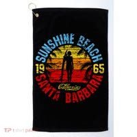 Santa Barbara California Golf Towel thumb 0