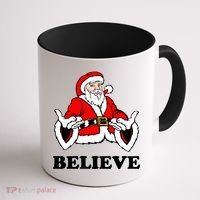 Santa Believe Coffee Mug thumb 1