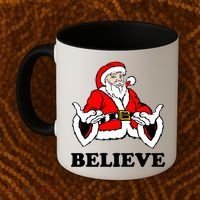 Santa Believe Coffee Mug thumb 2