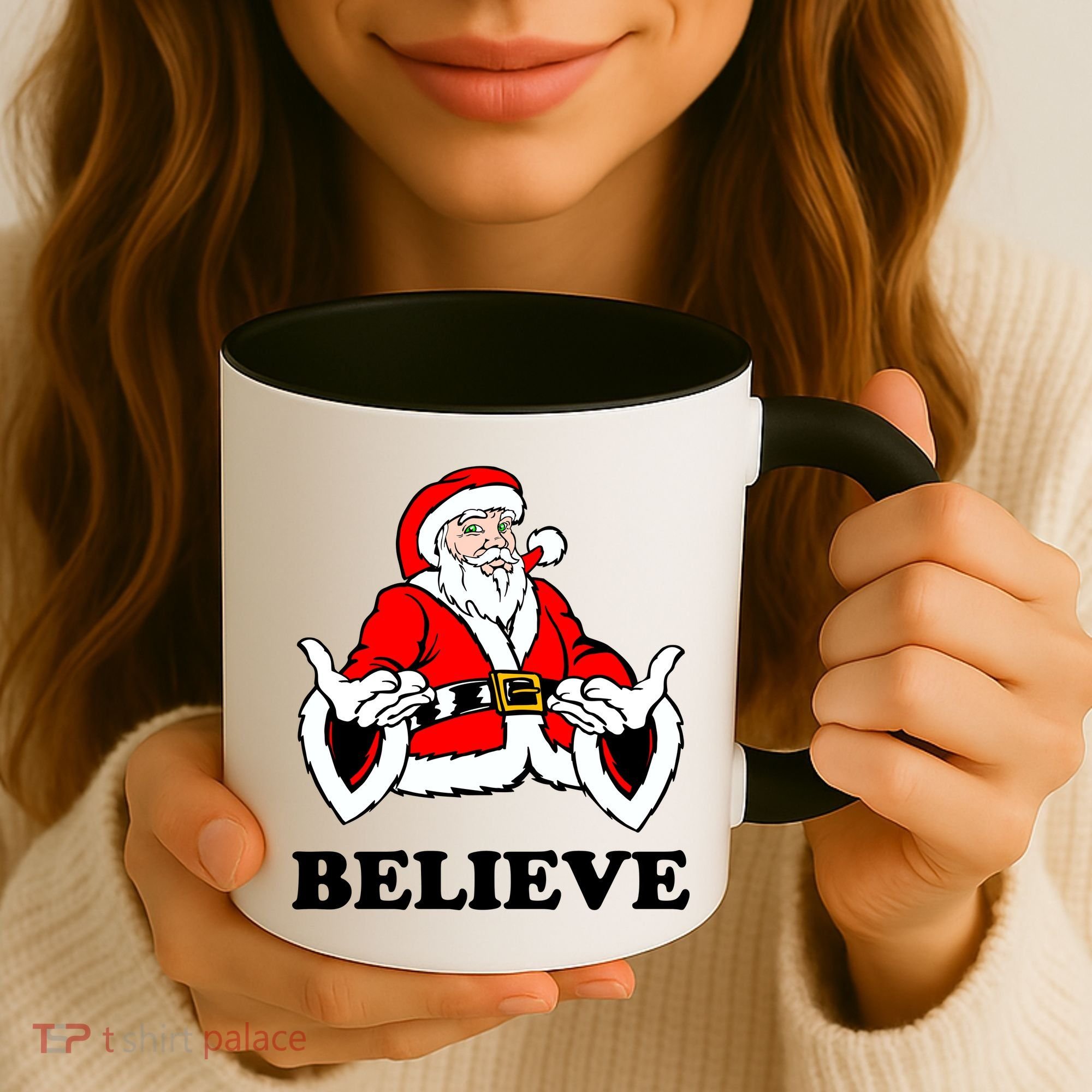 Santa Believe Coffee Mug