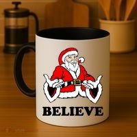 Santa Believe Coffee Mug thumb 4