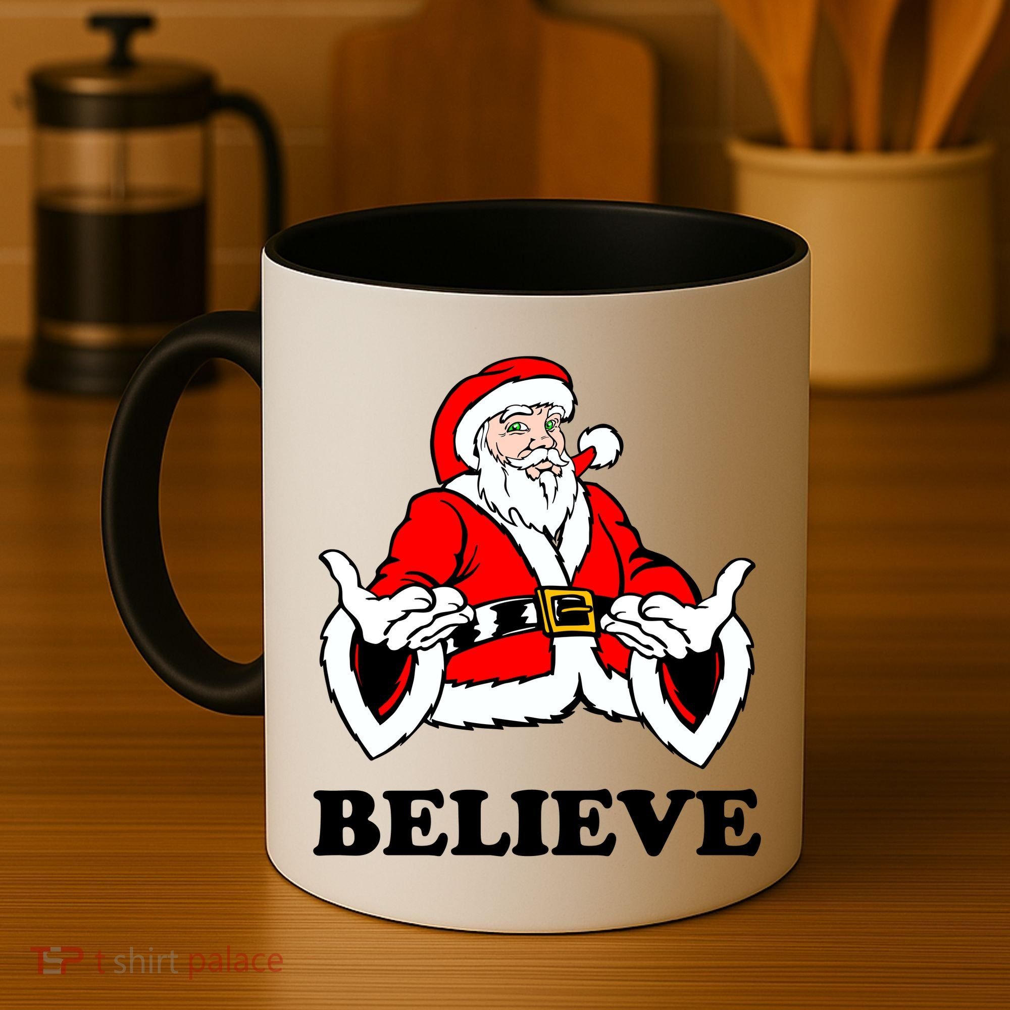 Santa Believe Coffee Mug