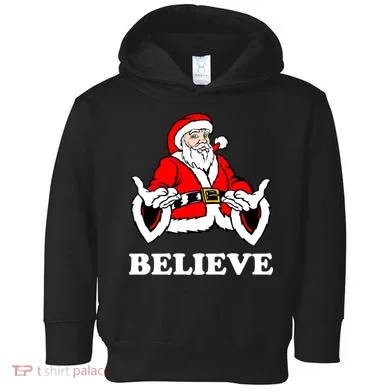 Santa Believe Toddler Hoodie