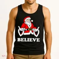 Santa Believe Tank Top thumb 3