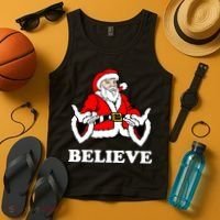 Santa Believe Tank Top thumb 4