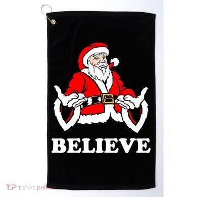 Santa Believe Golf Towel