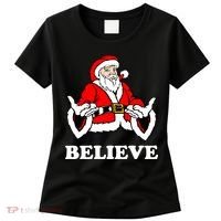 Santa Believe Women's T-Shirt thumb 0