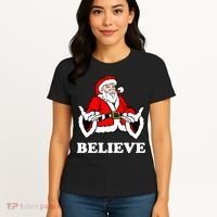 Santa Believe Women's T-Shirt thumb 4