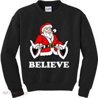 Santa Believe Kids Sweatshirt thumb 0