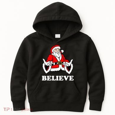Santa Believe Kids Hoodie