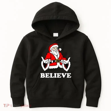Santa Believe Kids Hoodie