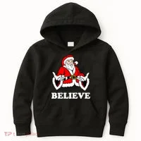 Santa Believe Kids Hoodie thumb 0