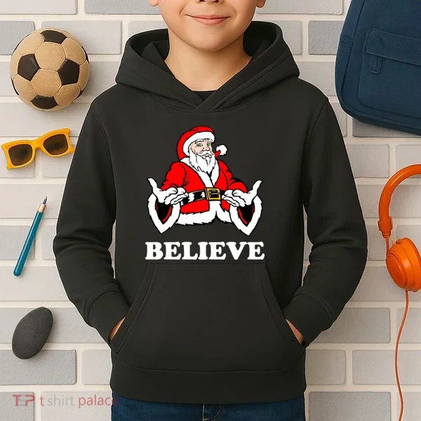 Santa Believe Kids Hoodie