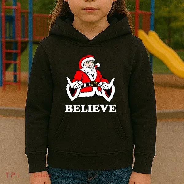 Santa Believe Kids Hoodie