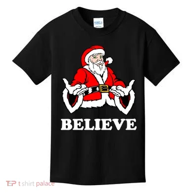 Santa Believe Kids T-Shirt