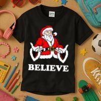 Santa Believe Kids T-Shirt thumb 3