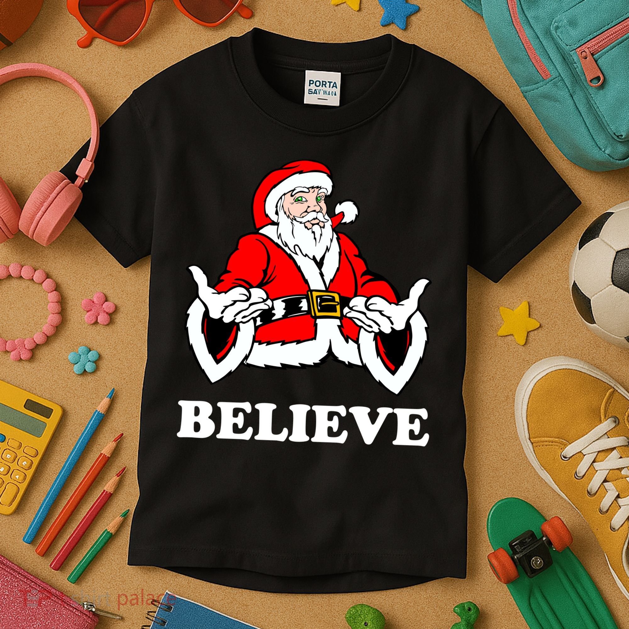 Santa Believe Kids T-Shirt